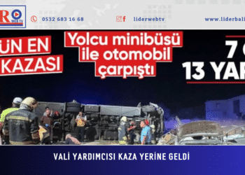 Yolcu minibüsü ile otomobil çarpıştı: Çok sayıda ölü ve yaralı var