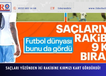 Saçları yüzünden iki rakibine kırmızı kart gördürdü!