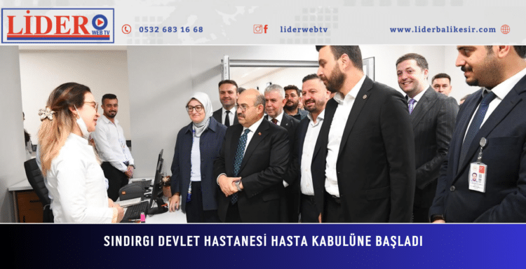 Sındırgı Devlet Hastanesi Hasta Kabulüne Başladı