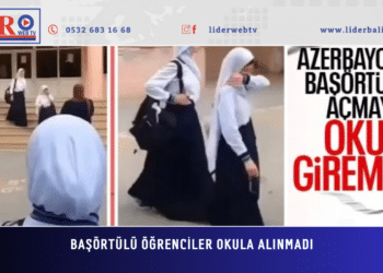 Azerbaycan’da başörtülü öğrenciler okula alınmadı
