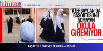 Azerbaycan’da başörtülü öğrenciler okula alınmadı