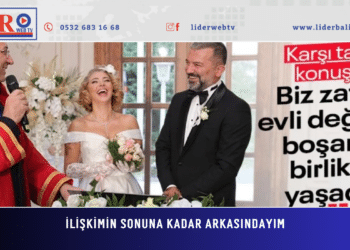 İlişkimin sonuna kadar arkasındayım