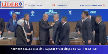 Marmara Adalar Belediye Başkanı Aydın Dinçer AK Parti’ye katıldı