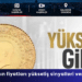 Altın fiyatları yükseliş sinyalleri verdi