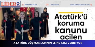 Atatürk düşmanlarının eline koz veriliyor.
