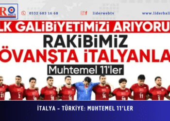 İtalya – Türkiye: Muhtemel 11’ler