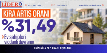 Ekim kira zam oranı açıklandı: Yüzde 31,49