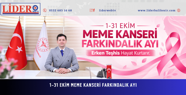 1-31 EKİM MEME KANSERİ FARKINDALIK AYI