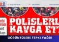 Görüntülere tepki yağdı: Mert Hakan Yandaş derbi sonrası polisle tartıştı!