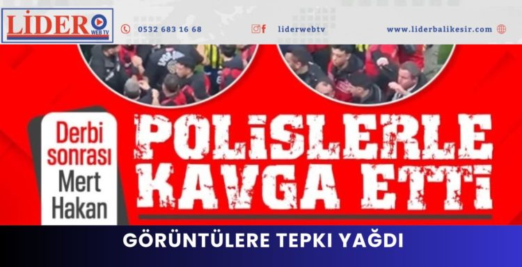 Görüntülere tepki yağdı: Mert Hakan Yandaş derbi sonrası polisle tartıştı!