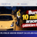 10 milyonluk aracını bırakıp çalılıklara kaçtı