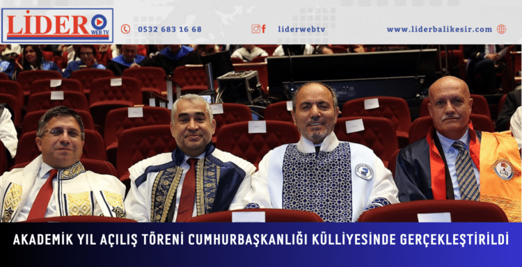 2026-2027 Akademik Yıl Açılış Töreni Cumhurbaşkanlığı Külliyesinde Gerçekleştirildi:BAÜN Heyeti de Törende Yerini Aldı