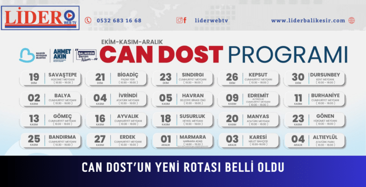 Can Dost’un Yeni Rotası Belli Oldu