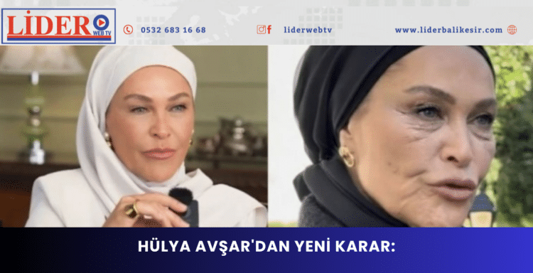 Hülya Avşar’dan yeni karar: Dizi defterini kapattım