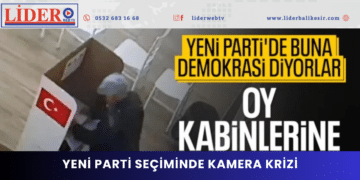 Yeni Parti seçiminde kamera krizi