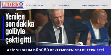 Aziz Yıldırım düdüğü beklemeden stadı terk etti