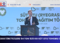 20 İLÇEDEKİ ÜRETİCİLERE 54 TON 525 KG SÜT OTU TOHUMU DESTEĞİ