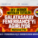 Galatasaray-Fenerbahçe derbisinin muhtemel 11’leri